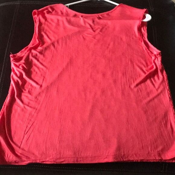 Company Ellen Tracy women's size xxl  sleeveless blouse top shirt coral … - Picture 5 of 12